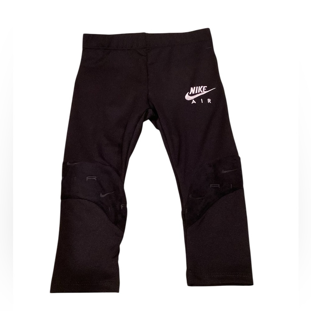Girl toddler 2T Nike Black Leggings with velvet/soft knee area